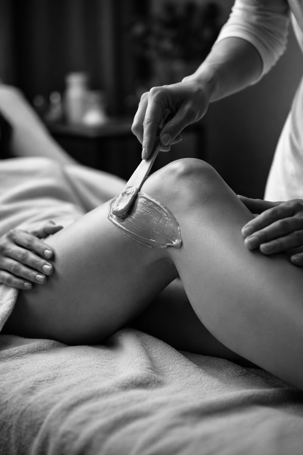 Professionelle Waxing-Behandlung